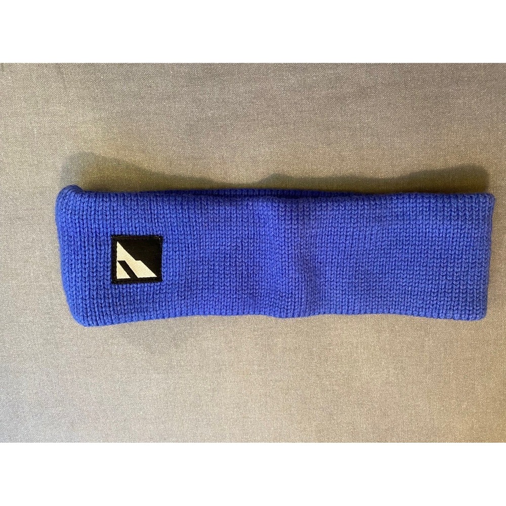 Serac Knit Headband Ski Wool Snow USA Unisex Blue